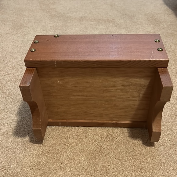 vintage shoe shine box with brushes over 50 years old - Picture 5 of 13